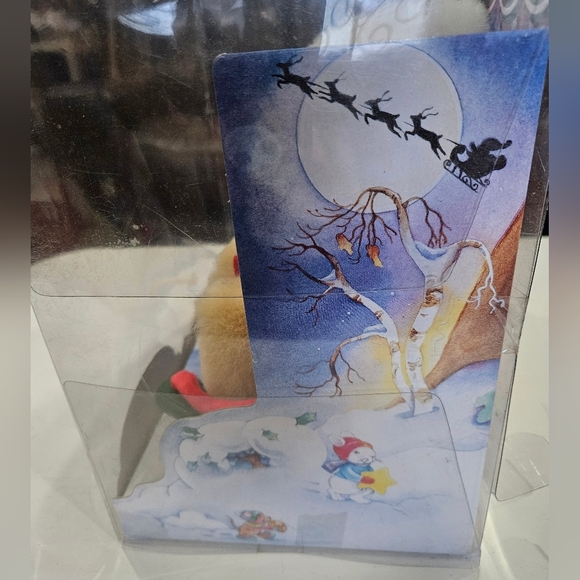 Fisher-Price Festive Teddy Bear with Red and Green Accents - Picture 9 of 9